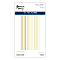 
              Modern Stripes Glimmer Hot Foil Plate - DISCONTINUED
            