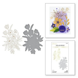Glimmer Bouquet Glimmer Hot Foil Plate & Die Set - DISCONTINUED