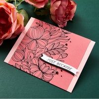 
              Glimmering Peonies Hot Foil Plate
            
