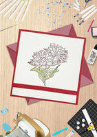 
              Best Wishes Floral - GoLetterPress Impression Stamp
            