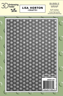 Bubble Wrap - 5 x 7 Lisa Horton 3D Embossing Folder