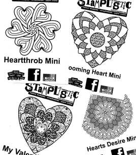 January 11, 2025 - The Mini Heart Line Up - Crafters Classroom