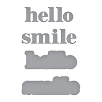 
              Hello Smile Etched Dies
            