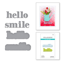 
              Hello Smile Etched Dies
            