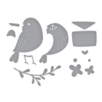 
              Love Note Bird Etched Dies
            