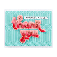 
              Stitched Thank You & For You Etched Dies
            