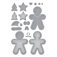 
              Felt Gingerbread Boy & Girl - Felt Stitch & Create Dies
            