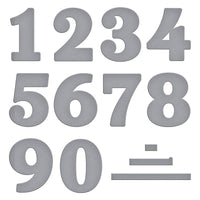 
              Bold Numbers Etched Dies
            