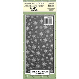 Starry Night - Slimline Lisa Horton 3D Embossing Folder