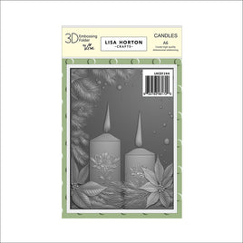 Candles - A6 Lisa Horton 3D Embossing Folder