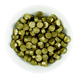 Aged Gold Wax Beads