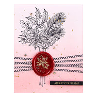 
              Poinsettia Bouquet 3D Wax Seal Stamp
            