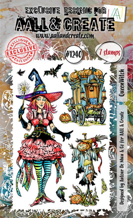 #1240 Queen Witch - A6 Stamp Set