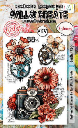 #1227 Shutter Cogs - A6 Stamp Set