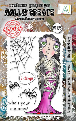 #1198 Dee of Darkness - A7 Stamp Set